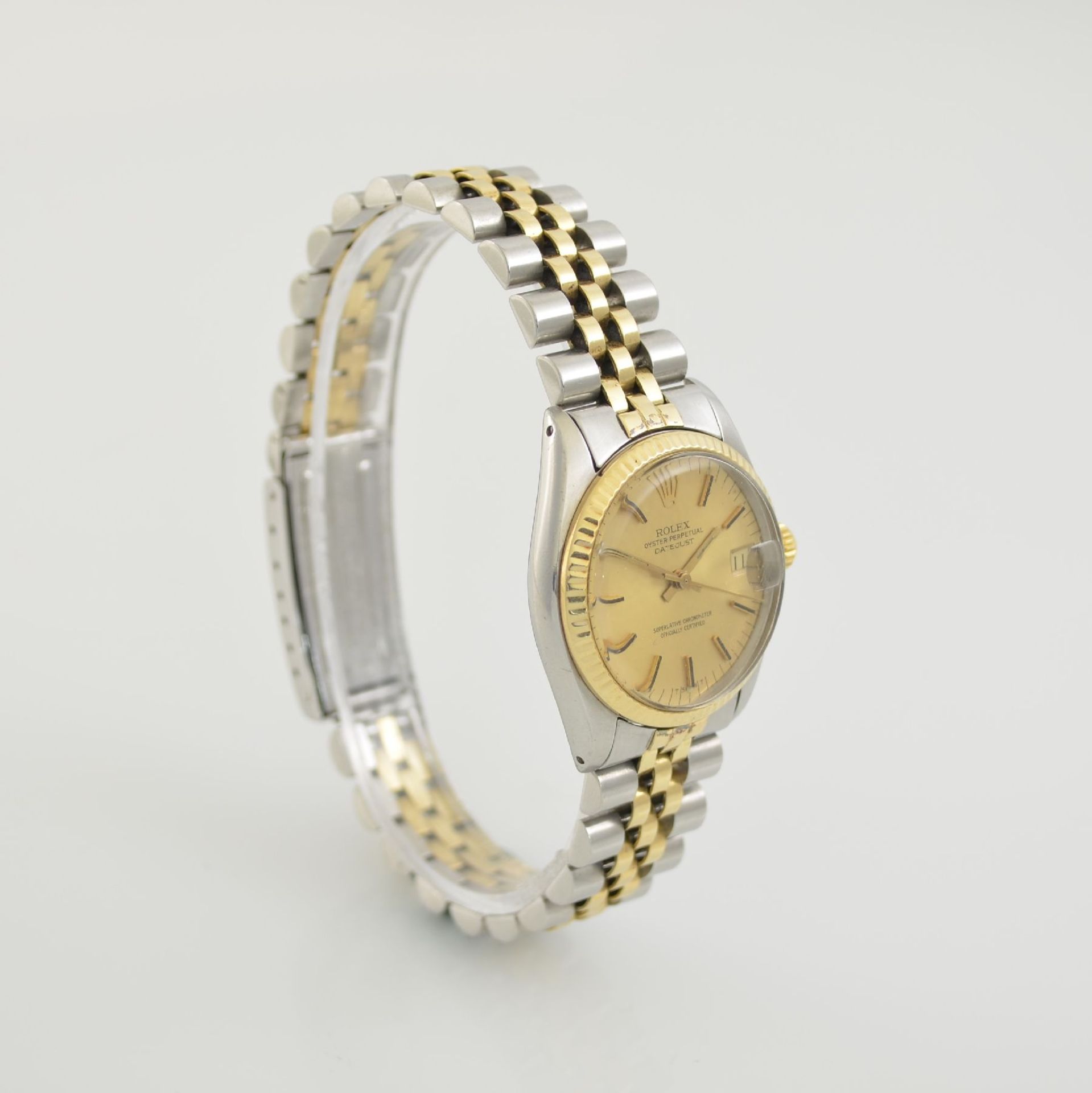 ROLEX Datejust medium wristwatch in steel/gold, Switzerland around 1978, reference 6827, self - Bild 4 aus 6