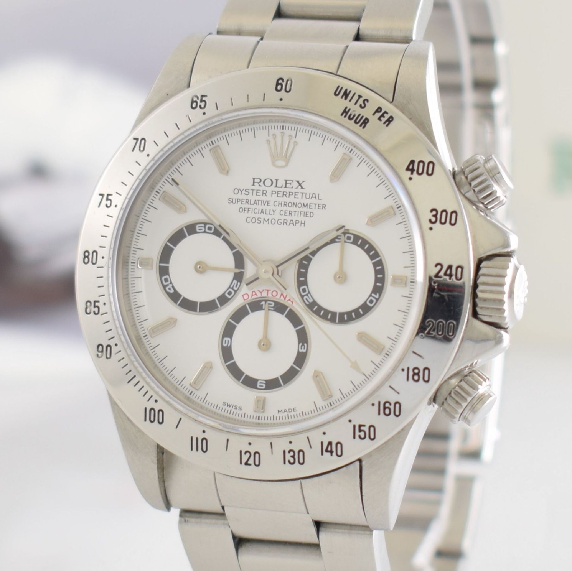 ROLEX gents wristwatch Oyster Perpetual Cosmograph Daytona, self winding, reference 16520, N-series, - Bild 6 aus 8
