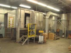 3-Station Paint Spray Booth