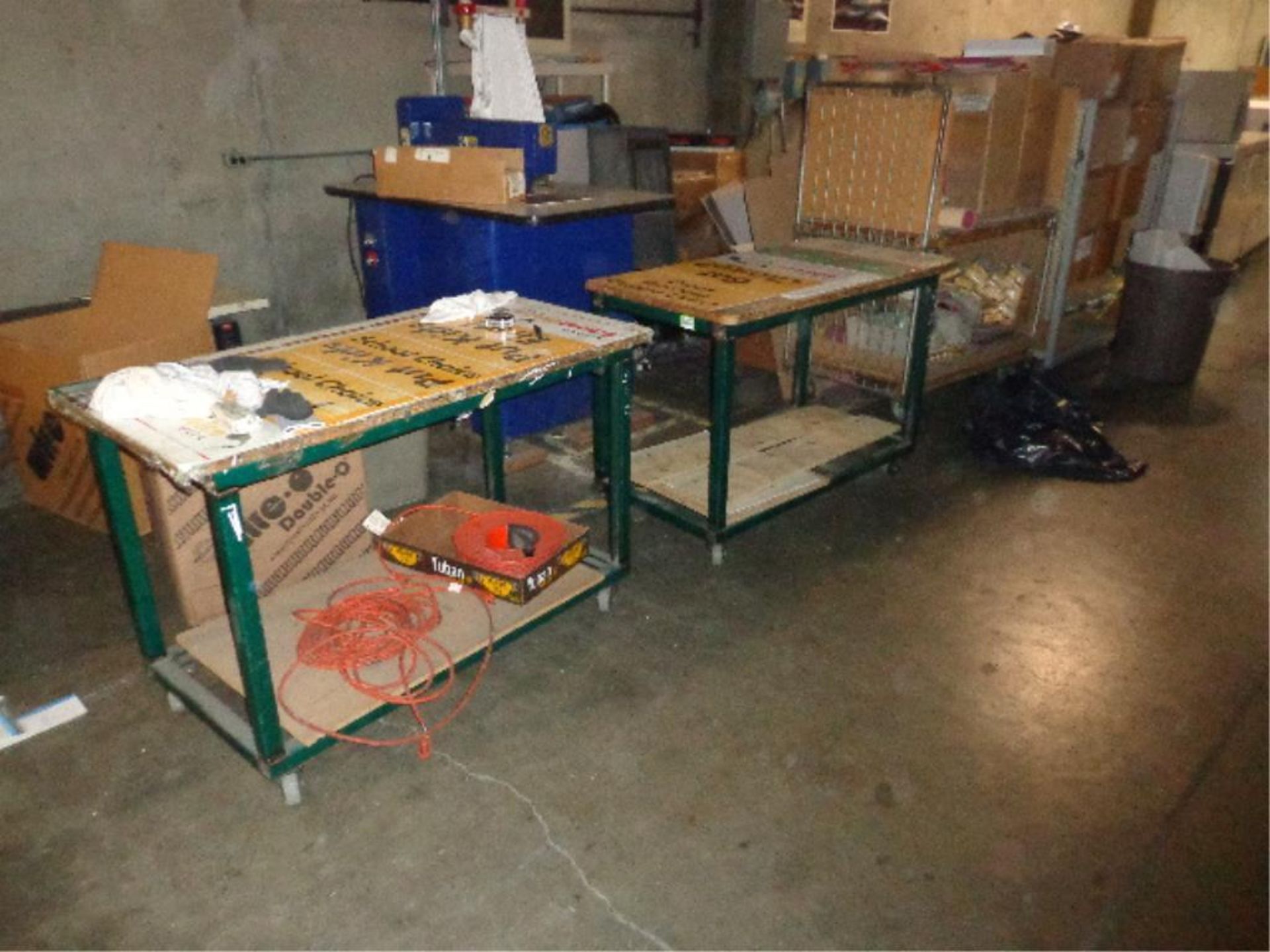 Assorted Metal Shop Carts