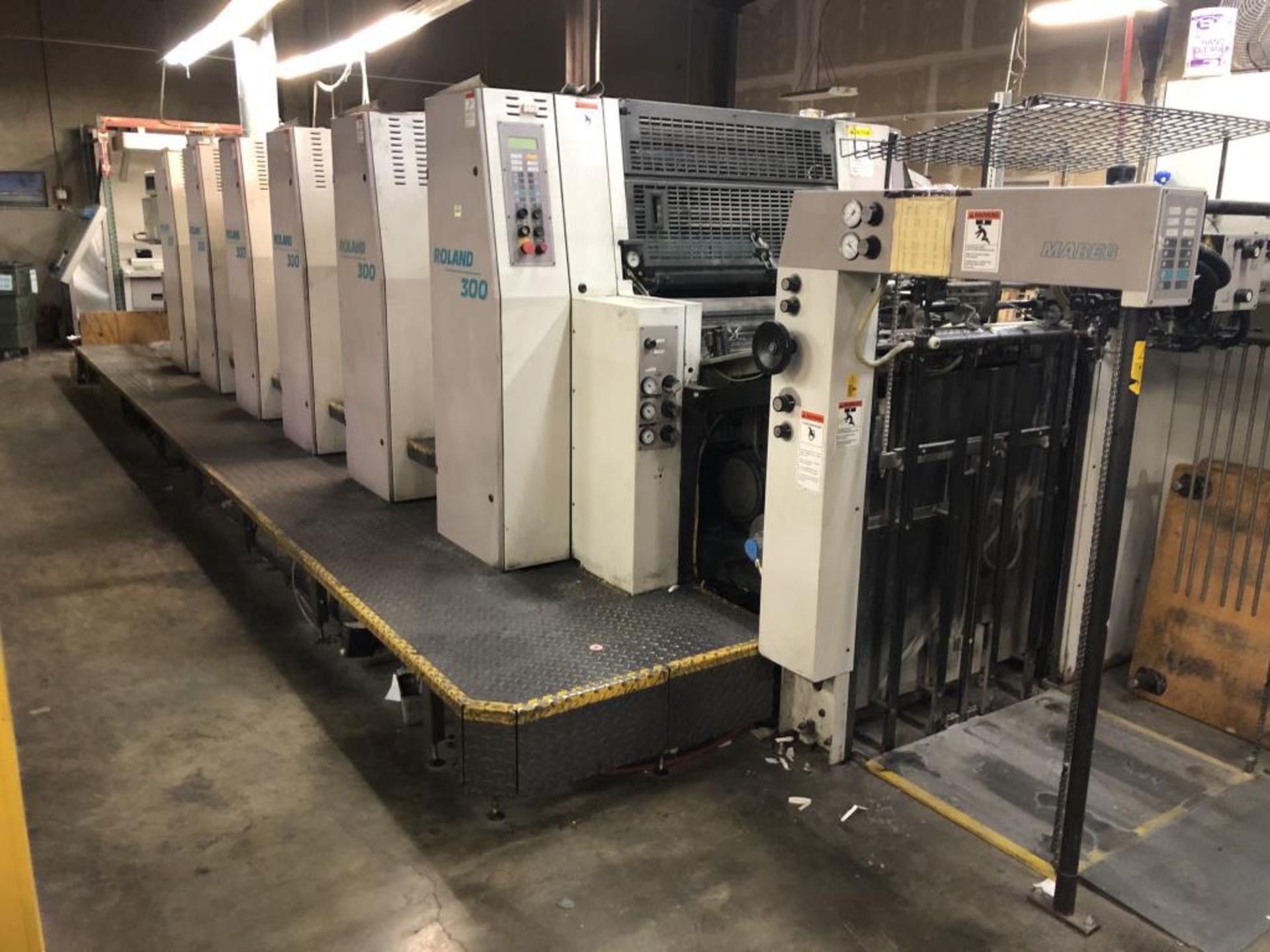 Man Roland 6 Color Offset Press