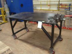 Mobile Steel Welding Table