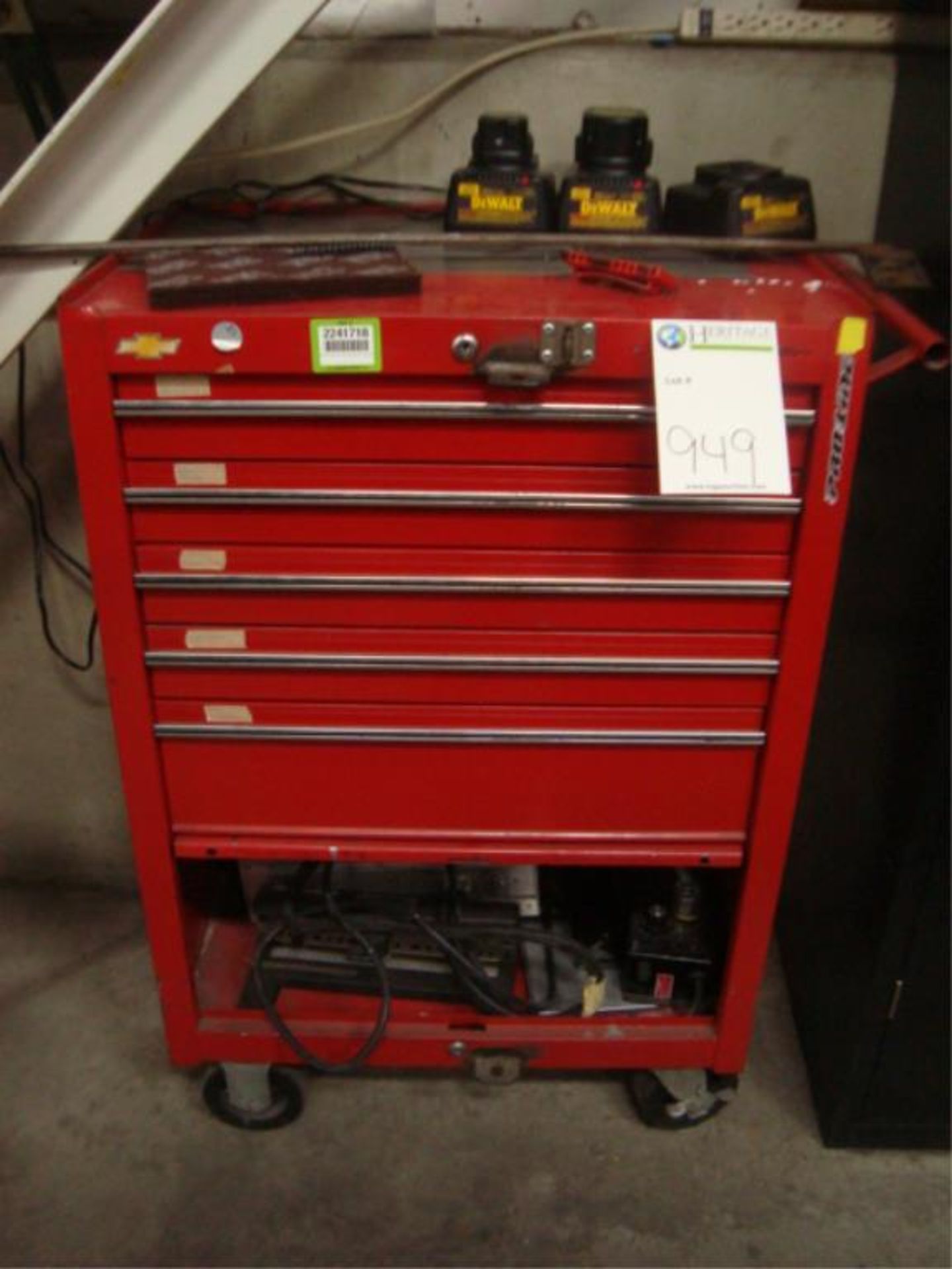Tool Box With Assorted Tools