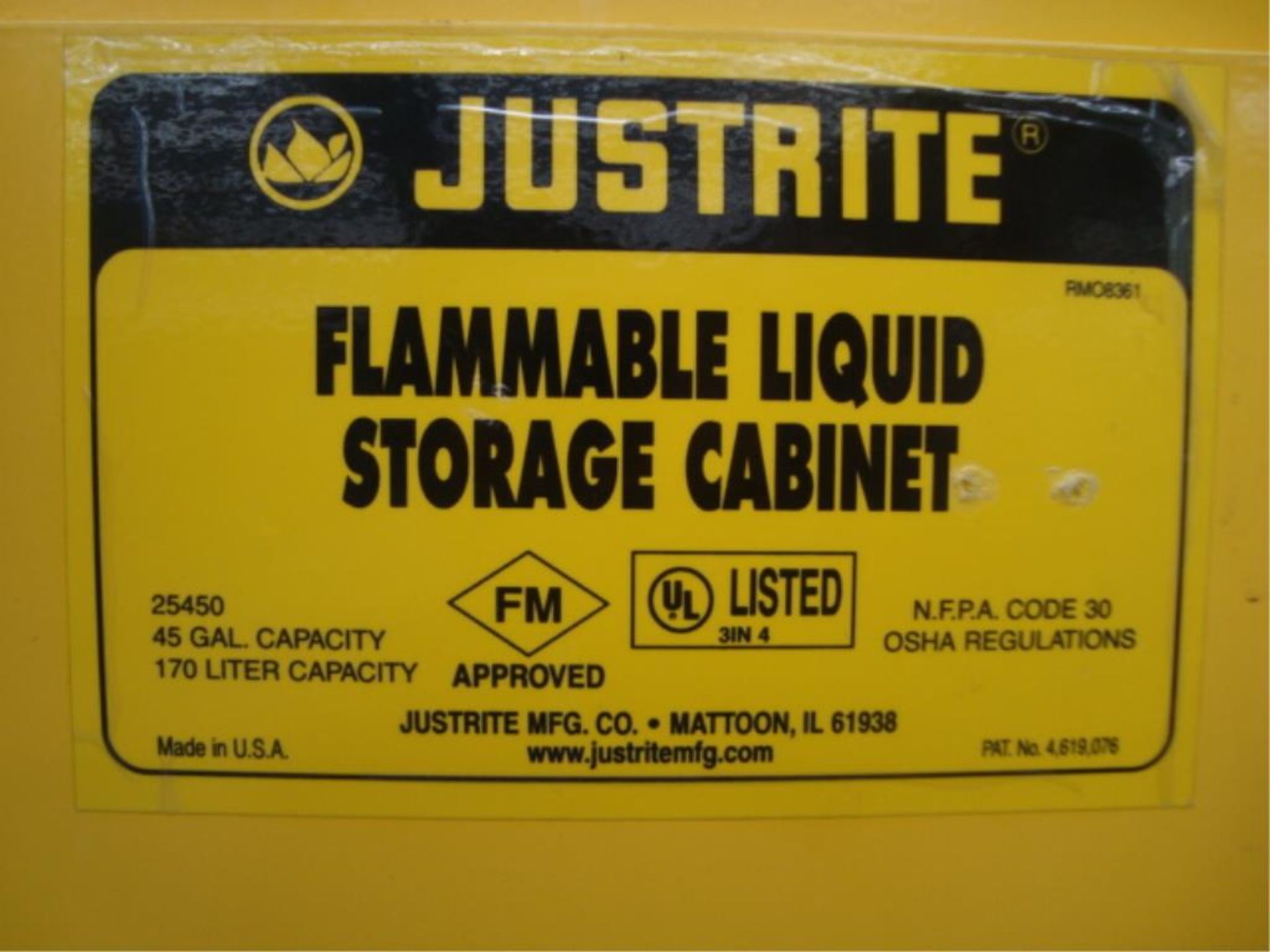 Flammable Liquids Storage Cabinet - Image 3 of 3