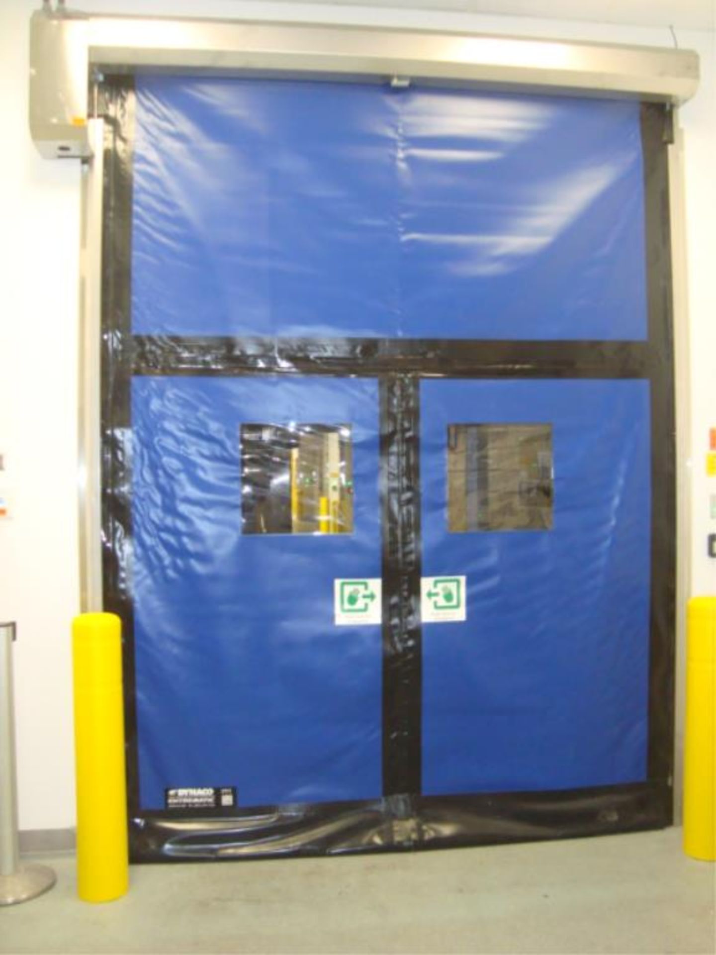Dynaco Entre-Matic High Performance Electric Cleanroom Roll Up Curtain ...