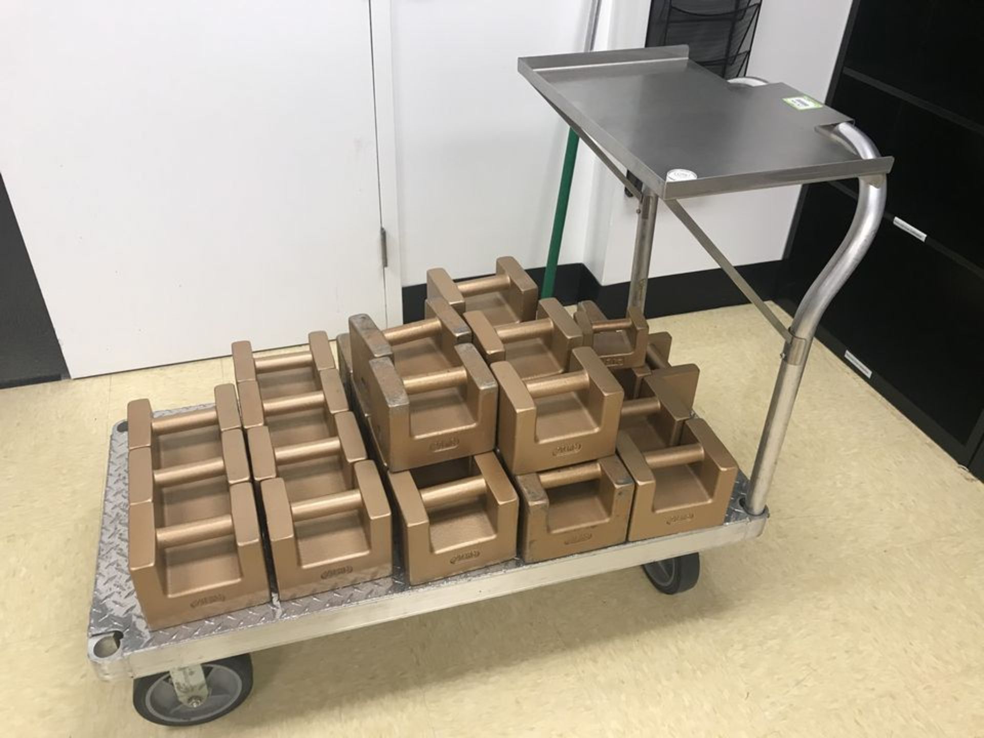 Weights and Stainless Steel Cart