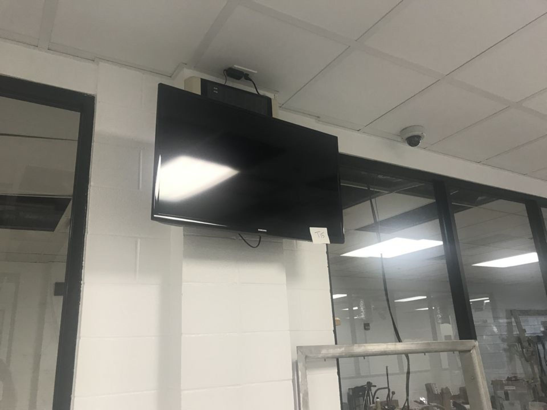 Stainless Steel TV/Monitor Cover with TVs - Image 2 of 2