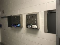 Stainless Steel Glove Boxes, Hangers and Mirrors