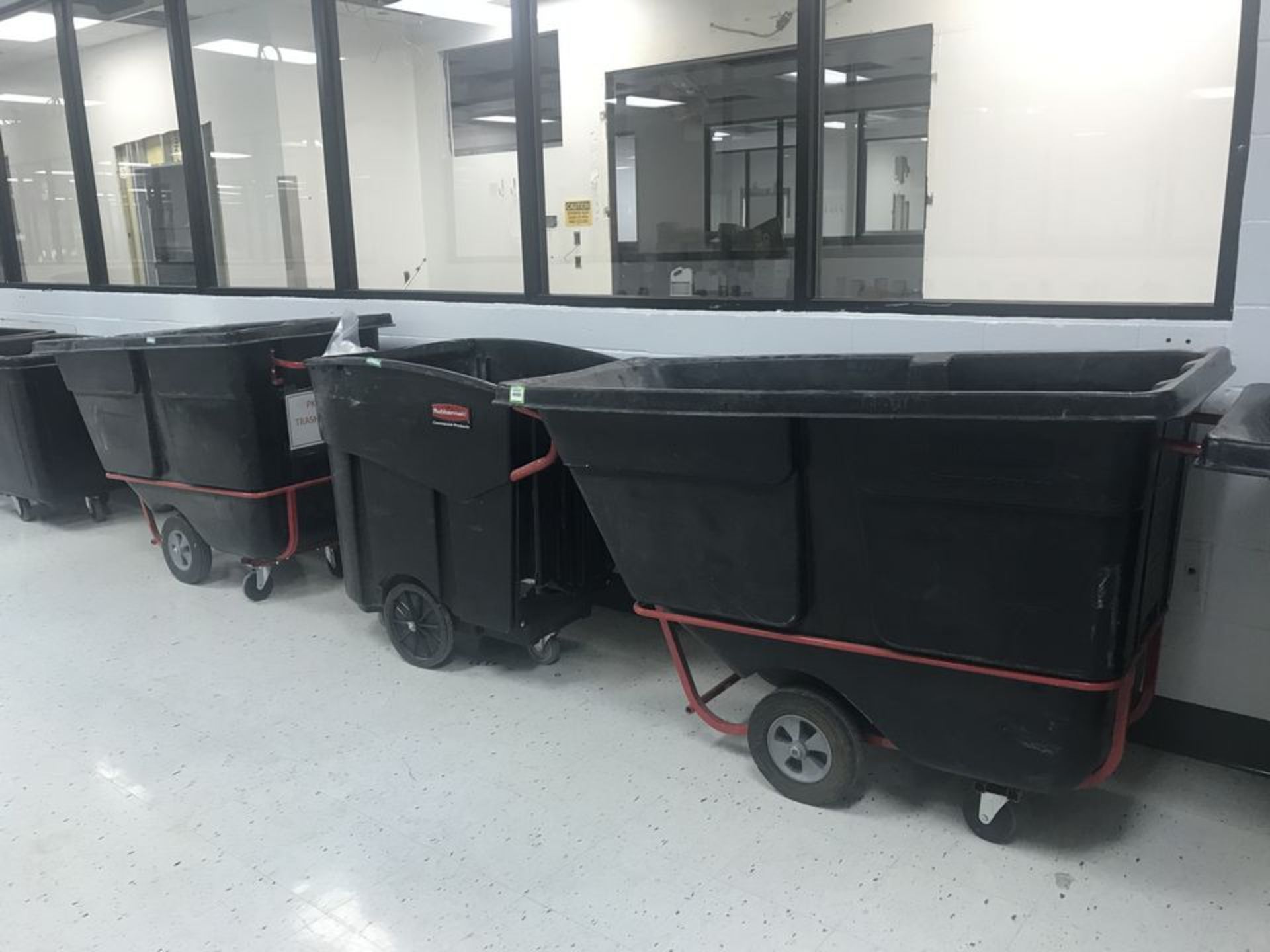 Large Rolling Trash Bins