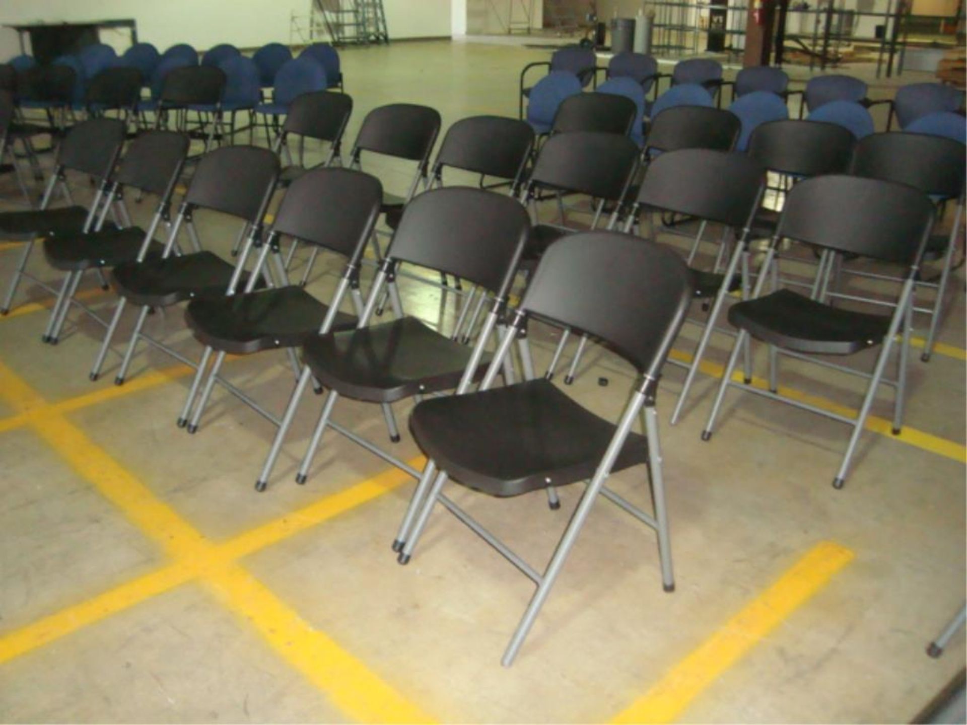Stacking Chairs With Cart - Image 3 of 7