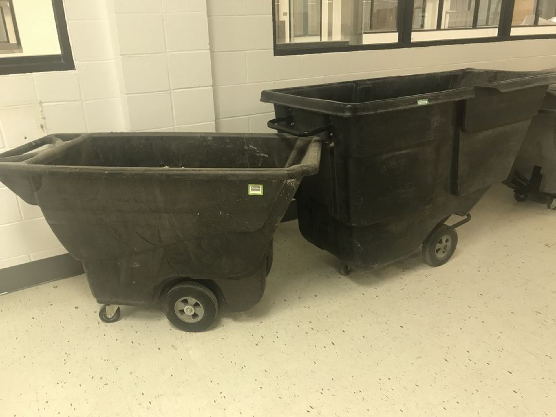 Large Rolling Trash Bins - Image 2 of 4