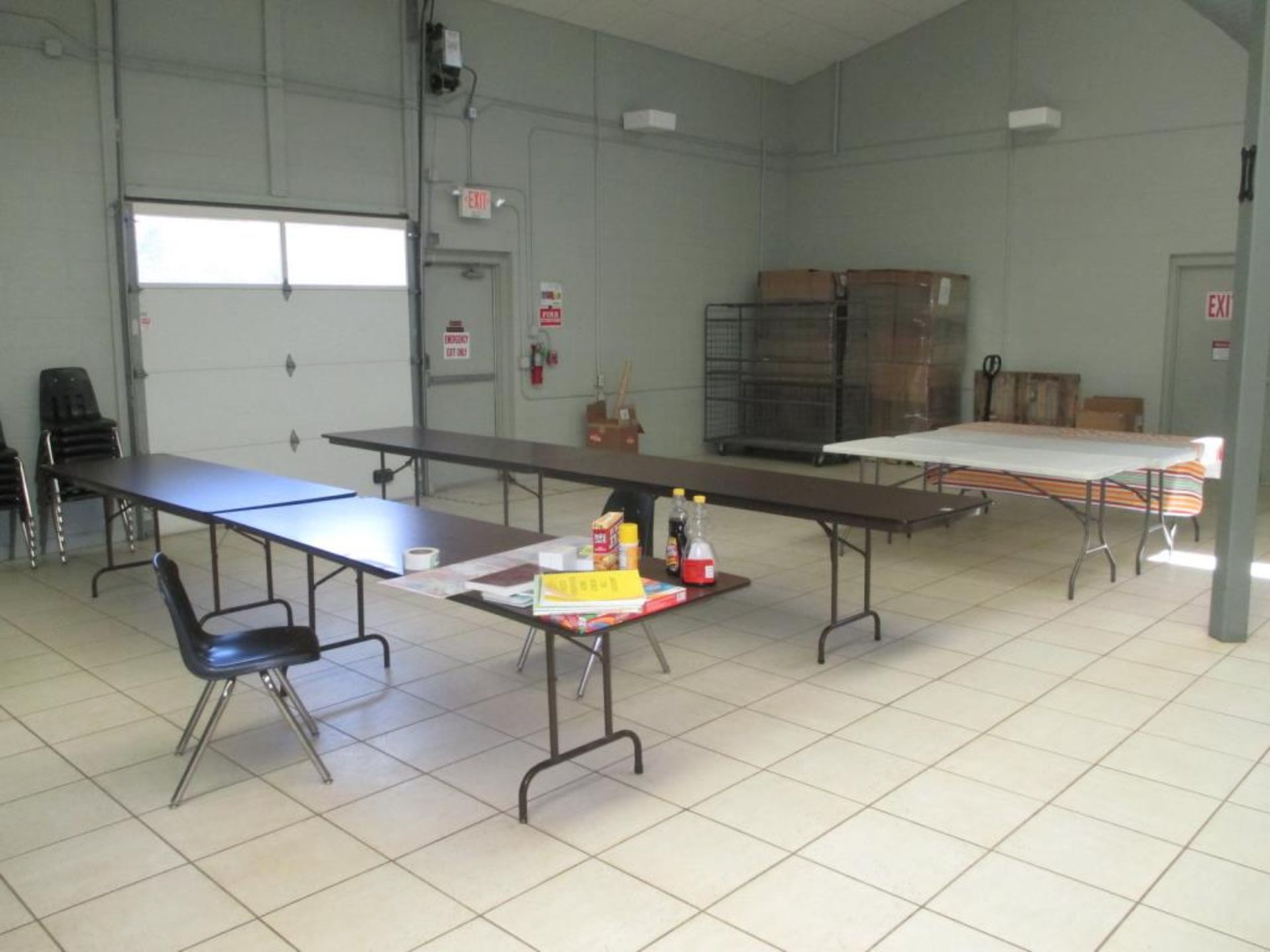 Lunch Room Folding Tables and Chairs