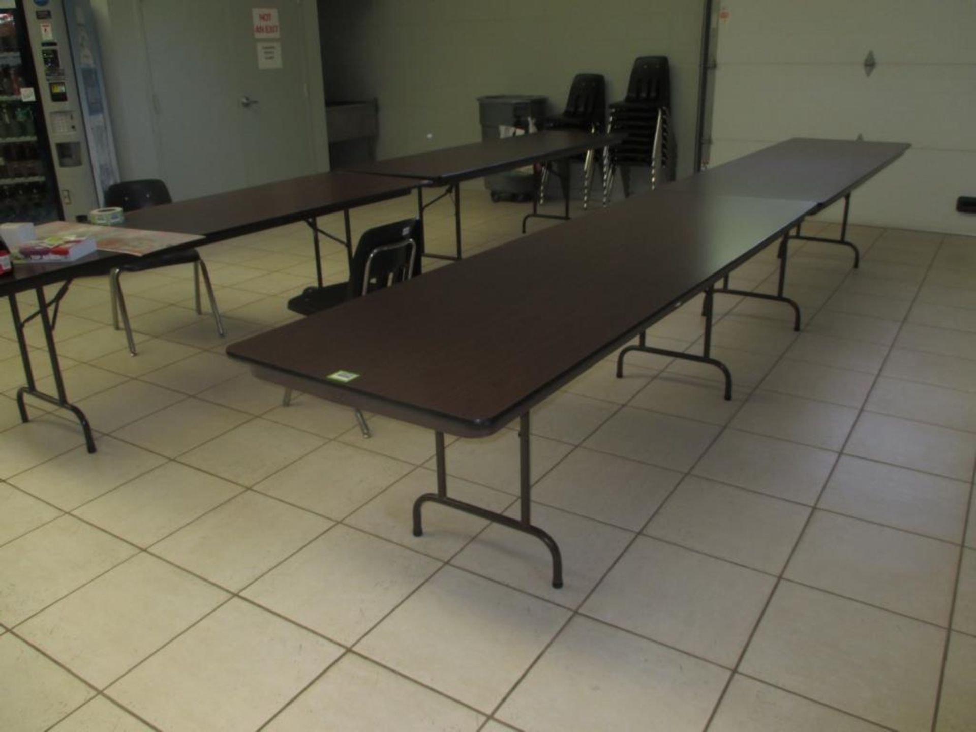 Lunch Room Folding Tables and Chairs - Image 2 of 5