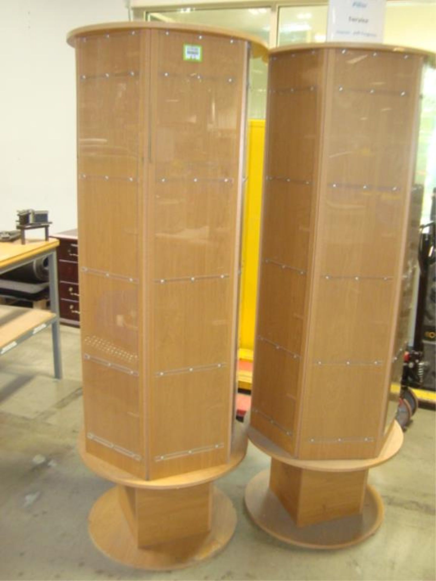 Swivel Message Display Pillars