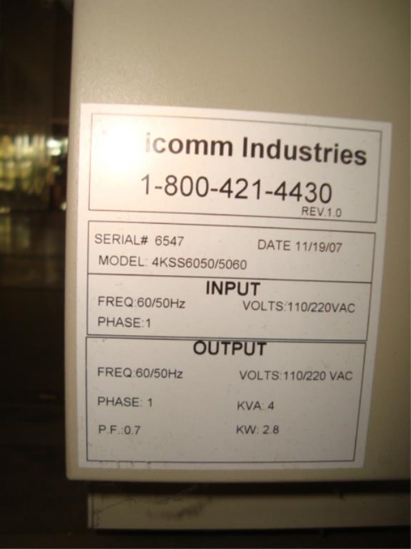 Frequency Converter - Image 6 of 6