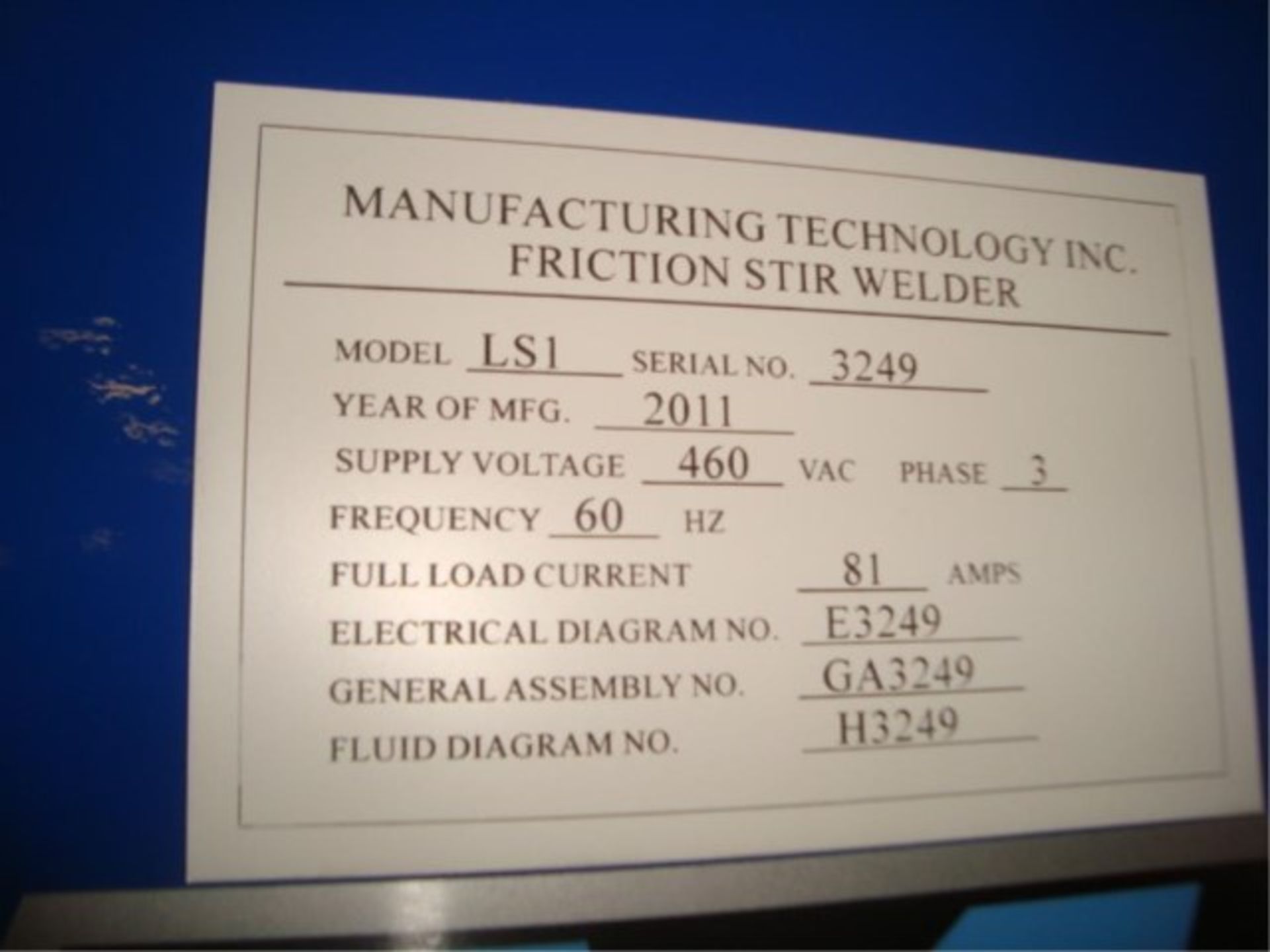 Friction Stir Welder Machine - Image 21 of 25