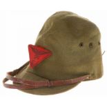 Japan, field cap, met onbekend embleem, binnenwerk heeft wat ouderdomssporen