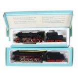 Märklin H0 - 3047 - Stoomlocomotief met tender BR 44 van de DB en Märklin H0 - 3005 -