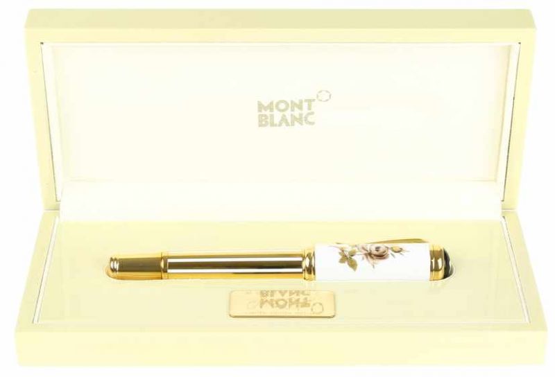 Montblanc Limited Edition: Marquise de Pompadour 1603/4810, Fountain pen with 18kt gold nib size