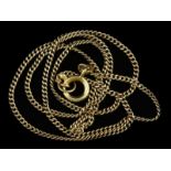 14kt geelgouden collier met gourmetschakel - lengte 50 cm