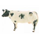 Porseleinen beeld: 'Belgian Blue Cow', Border Fine Arts, in originele doos -11 cm hoog-