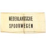 Armband 'Nederlandsche Spoorwegen', relatief zeldzame band in nette staat