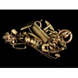 Kavel diverse 14kt items - defecten-