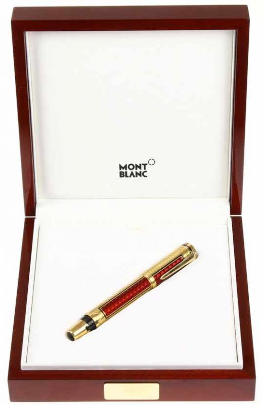 Montblanc, Limited edition Henry Tate 107/888, fountain pen with 18ct gold nib, in original casing