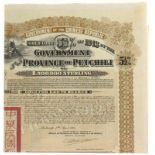 Government of the Chinese Republic - Gold loan 5,5 % of 1913 of the Government of the Province of