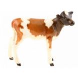 Porseleinen beeld: Jersey Calf, model 1249D, gemerkt Beswick, -7,2 cm hoog-