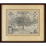 Gravure : Urbis Campensis, uitgegeven te Amsterdam door Cornille Nicolas, MDCIX (1609), in de