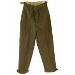 Slacks W.R.A.C (Women Royal Army Corps) trousers, size 2, in nette conditie