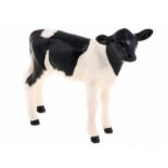 Porseleinen beeld: Friesian Calf, model 1249C, gemerkt Beswick -7 cm hoog-