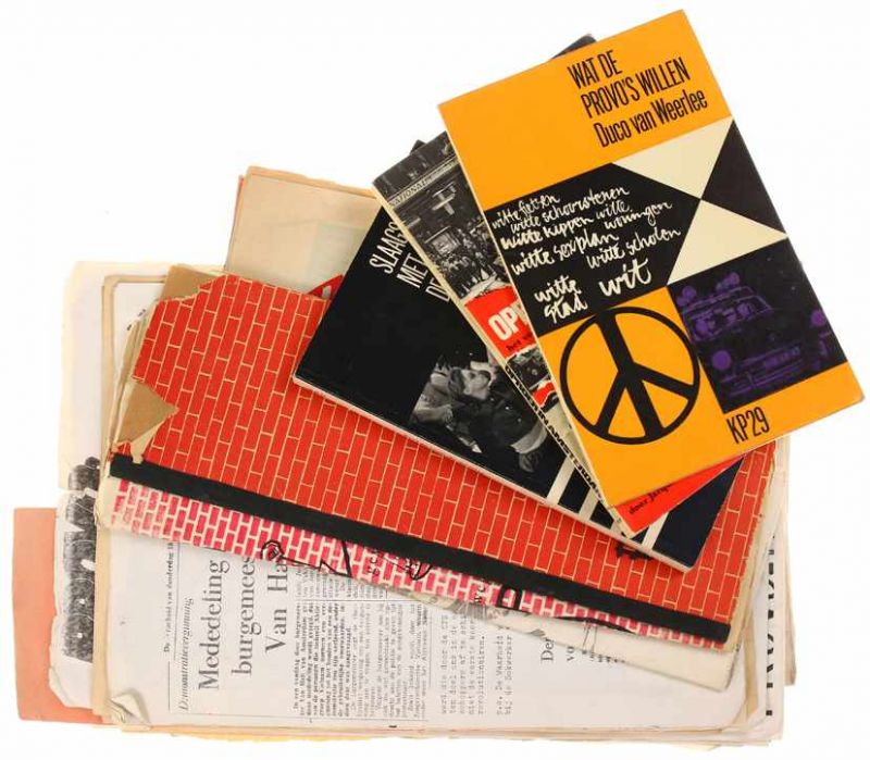 Provo literatuur, pamfletten, tijdschriften, oproepen, etc., jaren '60