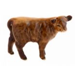 Porseleinen beeld: Highland Bull, model 2008, gemerkt Beswick -12,7 cm hoog-