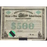 2 pieces Confederate States, $500 and $1000