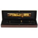 Parker Duofold Greenwich Fountain Pen with 18kt gold nib, in original casing