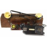 Vermoedelijk onderdeel Spitfire, 'Rheostat For Goggles', in bijbehorende houten kist, toegevoegd
