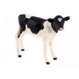 Porseleinen beeld: Friesian Calf, model 1249C, gemerkt Beswick -7 cm hoog, oortje met schade-