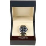 Hydro Conquest Automatic heren polshorloge, Longines, met blauwe wijzerplaat en bezel, in