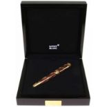 Montblanc, Limited Edition 2005 Pope Julius II 197/888, fountain pen with 18ct gold nib, gold plated