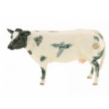 Porseleinen beeld: 'Belgian Blue Cow', Border Fine Arts, in originele doos -11 cm hoog-