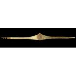 14kt geelgouden dames polshorloge, Eterna - lengte 17 cm -