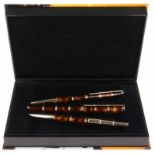 Montblanc Writers Edition: Miguel de Cervantes, set consisting of a fountain pen with 18ct gold