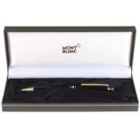 Montblanc Meisterstuck, Ballpoint Pen with yellow-gold rims, in original casing