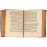 D'eerste eeuwe der societeyt Jesu', uitgegeven in Antwerp door Plantijn, 1640, in lederen band,