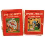 Suske en Wiske: De Gouden Cirkel, De Zwarte Madam, 1e druk 1960, De Kwakstralen, 2e druk 1963,