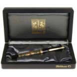 Pelikan Toledo Fountain Pen with 18kt gold nib size M, in orginal casing