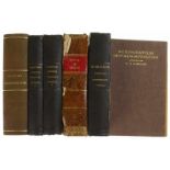 Lot van circa acht boeken, veelal 2e helft 19e eeuw, waarbij veel boeken van Rustow