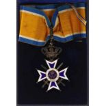 Commandeur Orde van Oranje-Nassau met zwaarden (militaire uitvoering), fraaie uitvoering met